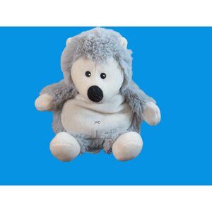 Warmies Microwaveable Plush Gray Hedgehog Toy Heat Pack